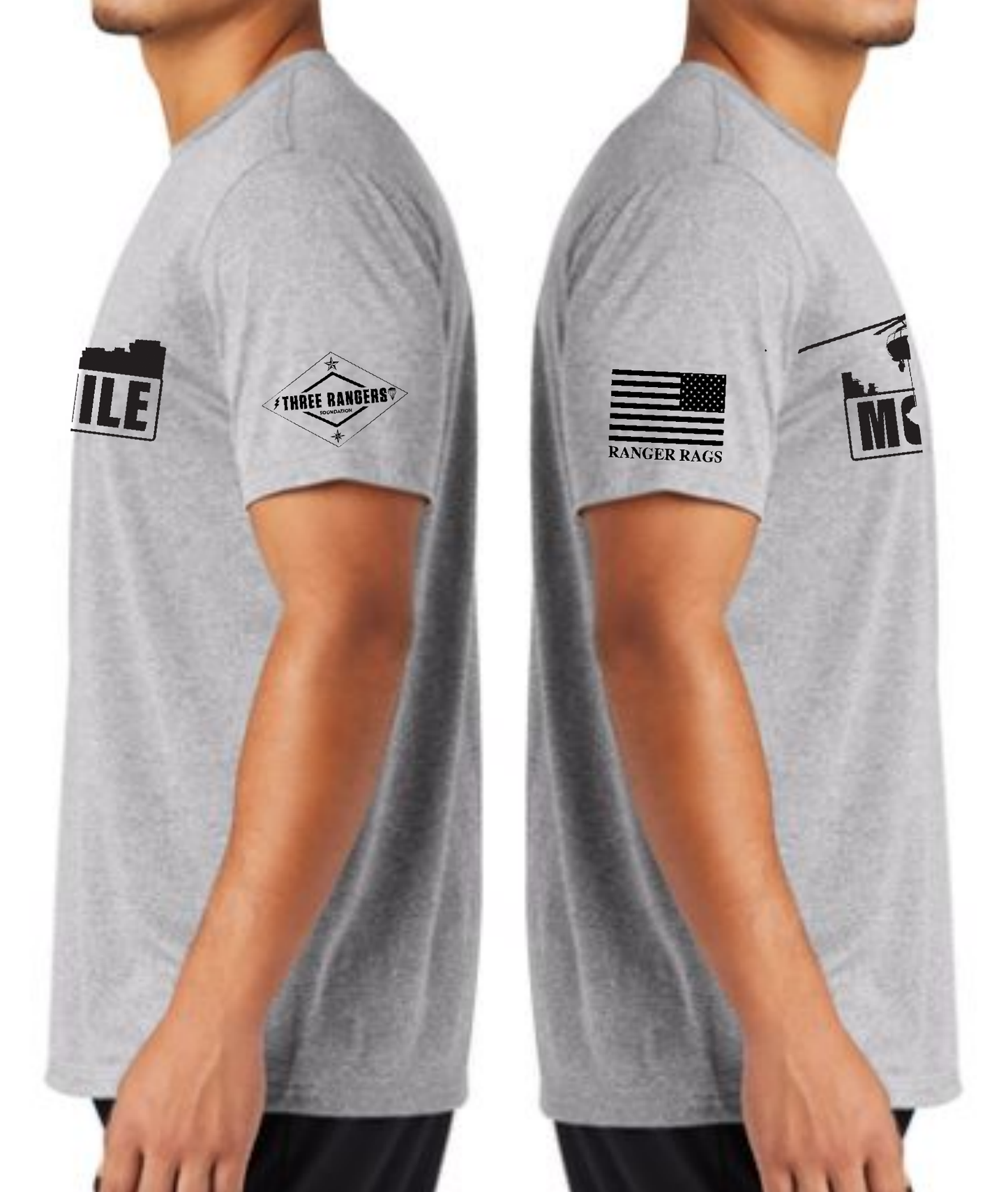 Virtual MOG Mile Registration with the Jerzees® Dri-Power® 100% Polyester T-Shirt – Athletic Heather