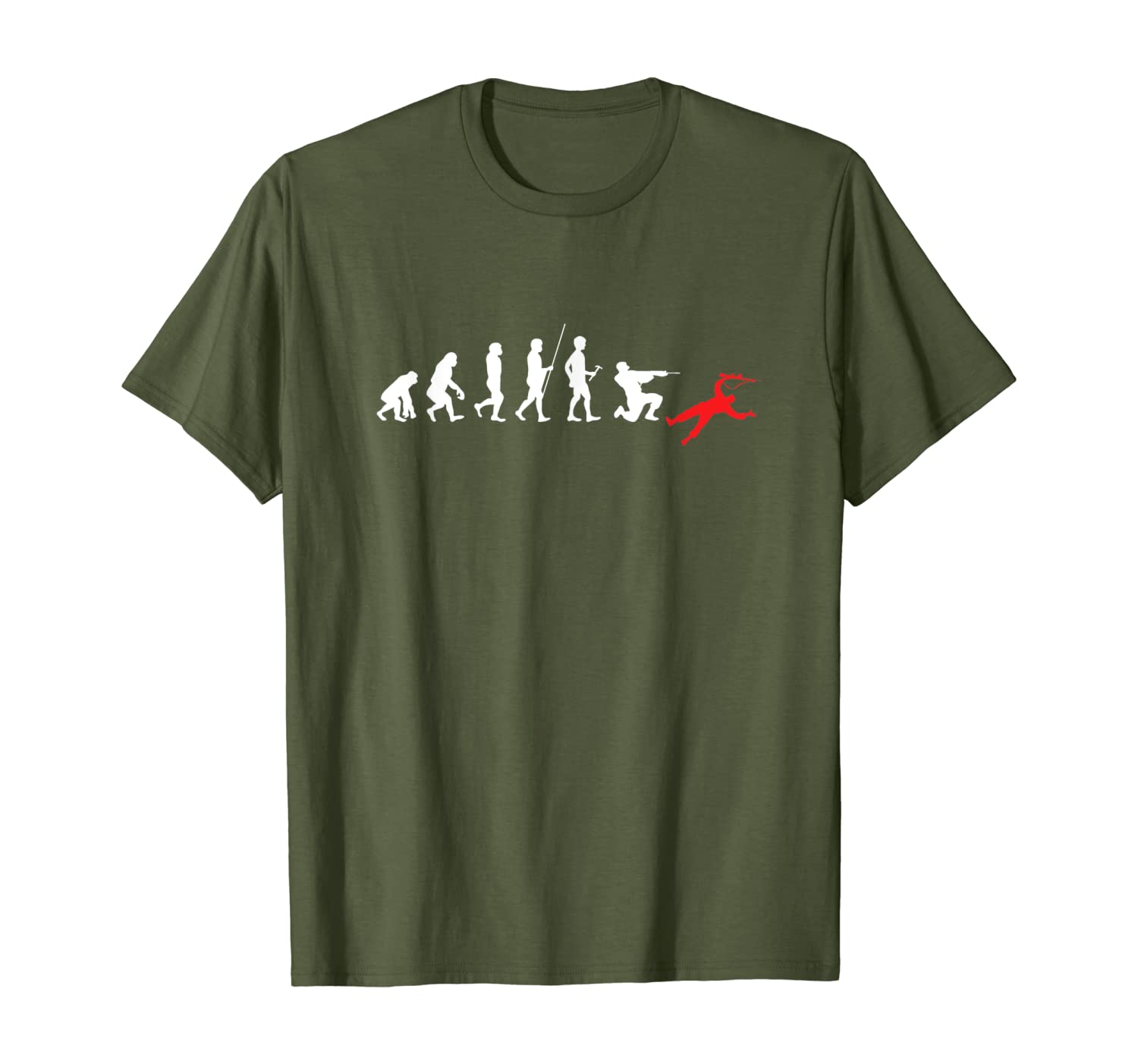 Gun Shooting Gunner Gun Lover Ranger Shootout Evolution T-Shirt - Ranger Rags