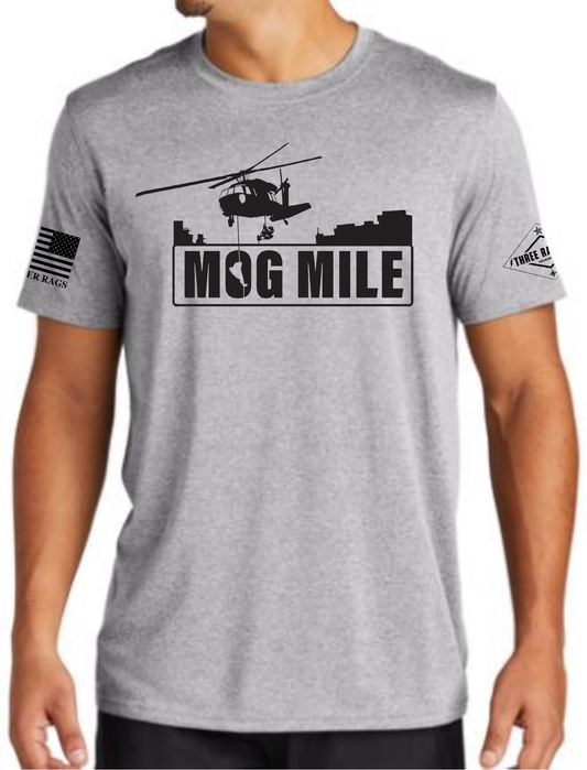 Virtual MOG Mile Registration with the Jerzees® Dri-Power® 100% Polyester T-Shirt – Athletic Heather