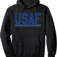 USAF (large stencil) UNITED STATES AIR FORCE Pullover Hoodie