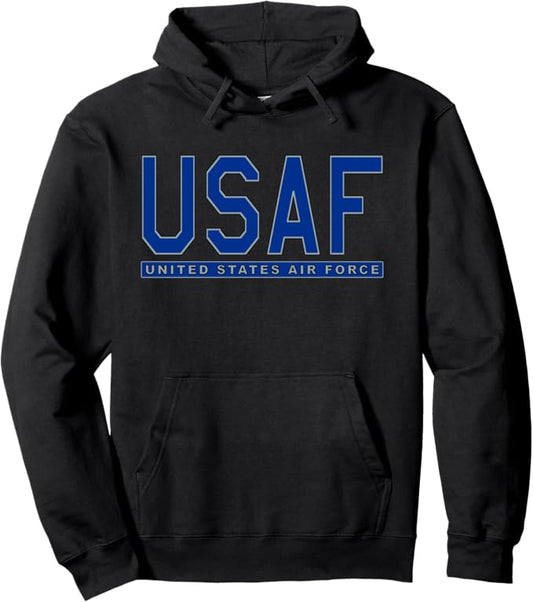 USAF (large stencil) UNITED STATES AIR FORCE Pullover Hoodie