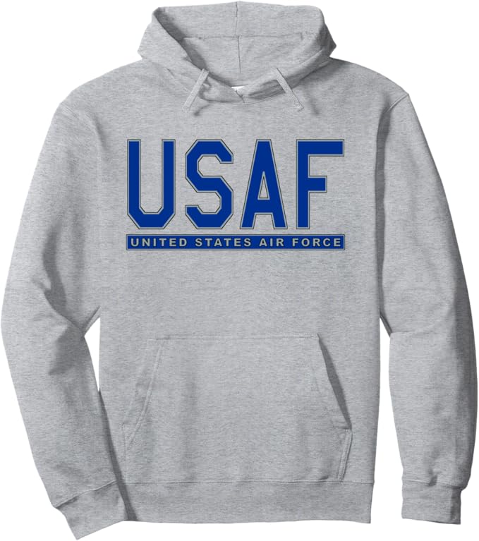USAF (large stencil) UNITED STATES AIR FORCE Pullover Hoodie