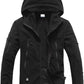 Men's Tactical Fleece Jacket Warm Winter Sport Outdoor Hooded Combat Military Jacket Coat - Ranger Rags