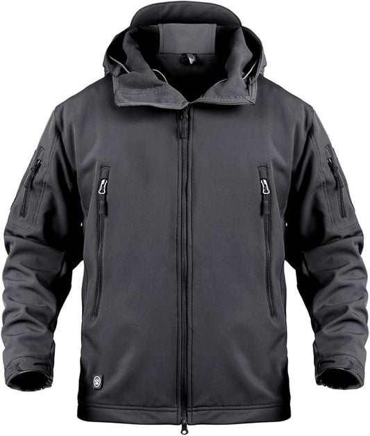 Hernando County Fire Rescue ReFire Gear Men's Army Special Ops Military Tactical Jacket Softshell Fleece Hooded Outdoor Coat