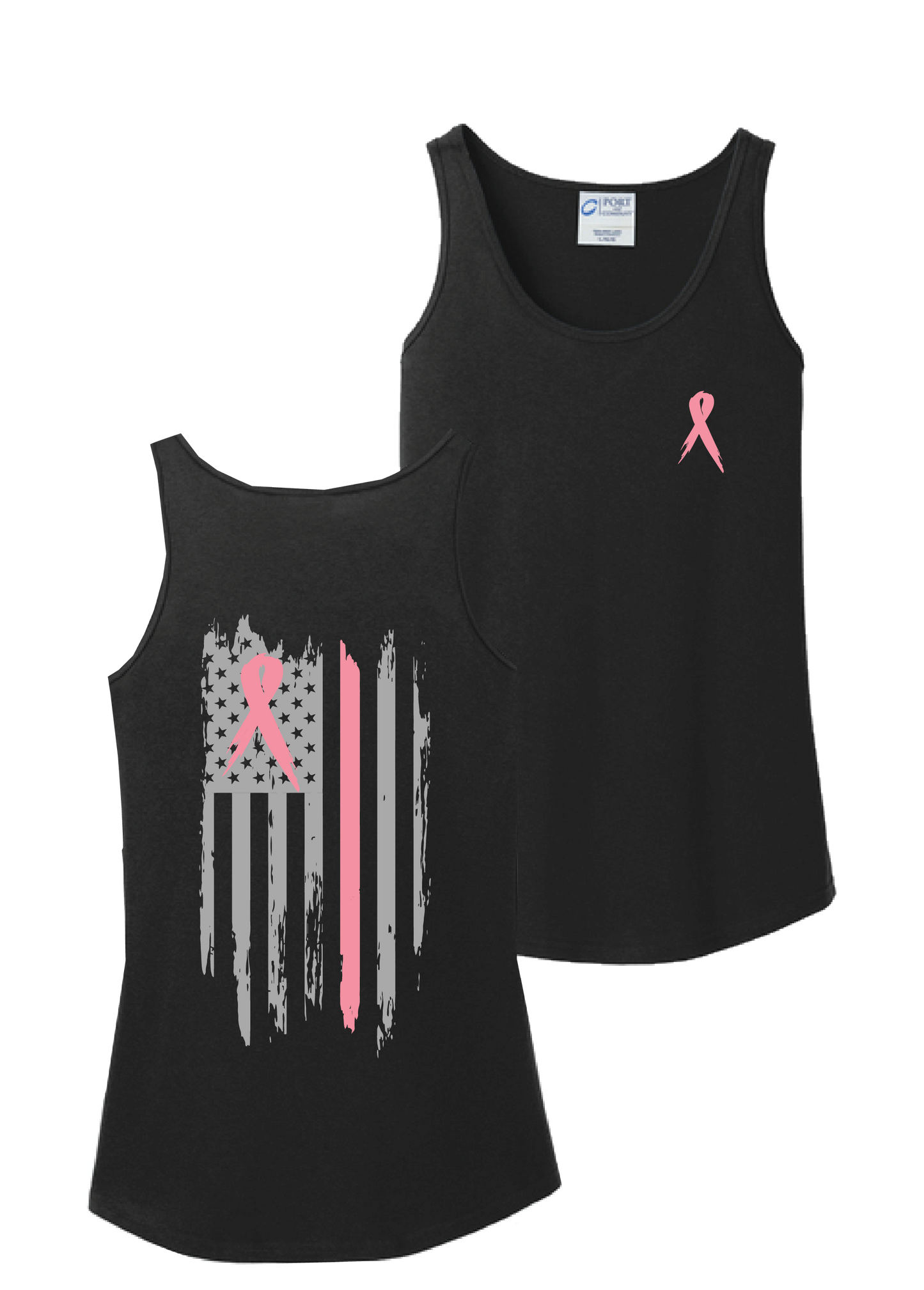 Breast Cancer Awareness Ribbon Tank - Ranger Rags