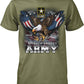 US Army, Since 1775, Eagle with American Flag Wings Men's T-Shirt - Ranger Rags