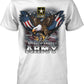 US Army, Since 1775, Eagle with American Flag Wings Men's T-Shirt - Ranger Rags