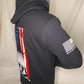 ARMY FLAG SILHOUETTE- BLACK HOODIE - Ranger Rags